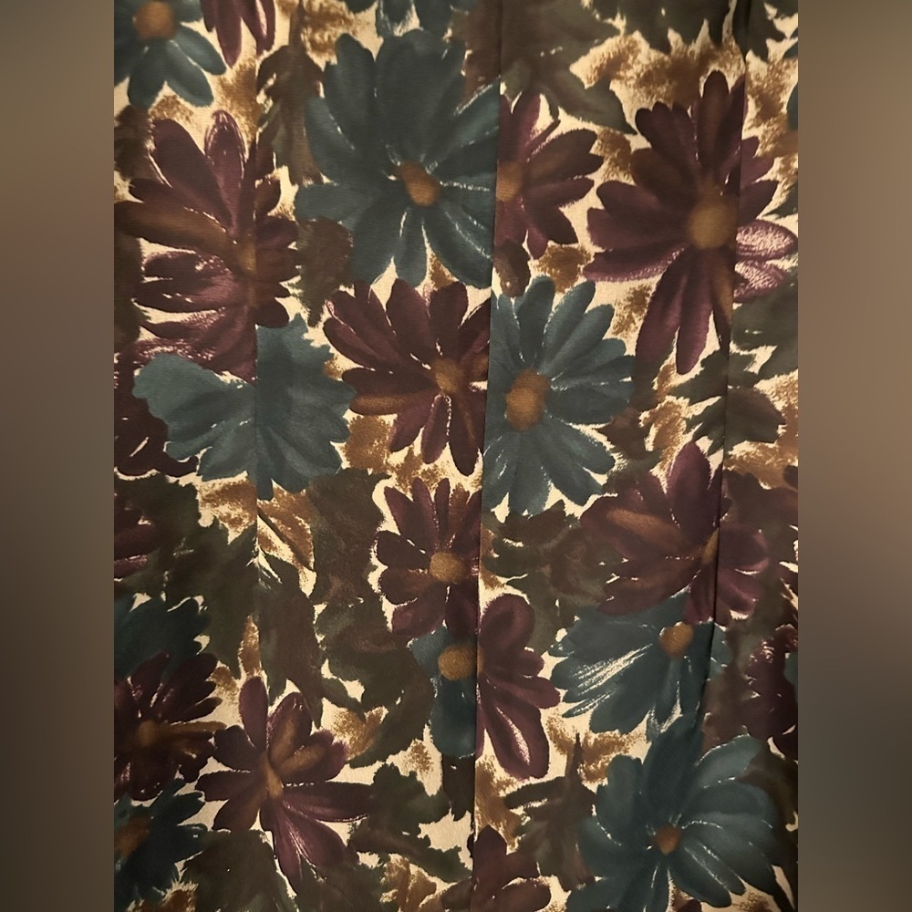 JOSEPHINE CHAUS COLLECTION women’s size 8 floral neutral earth tone colors - Picture 4 of 4